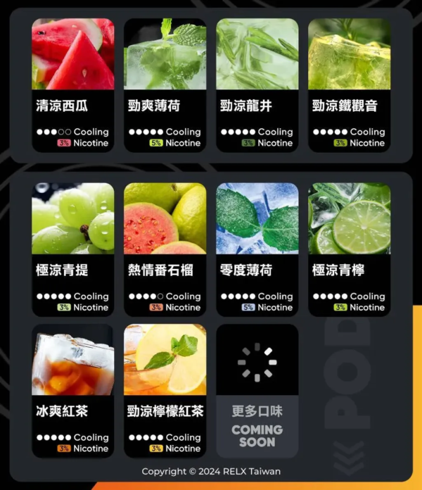 RELX悅刻六代煙彈✨不通用一代 ✨ 全新升級 更醇厚的霧化體驗 💖1.9ML*3顆裝