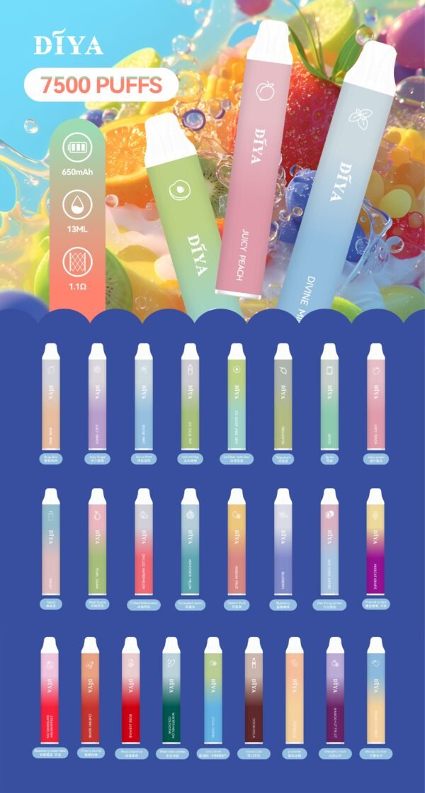 DIYA叮啞拋棄7500口✨水果味還原度極高💖 CP值拉滿🔥店長推薦